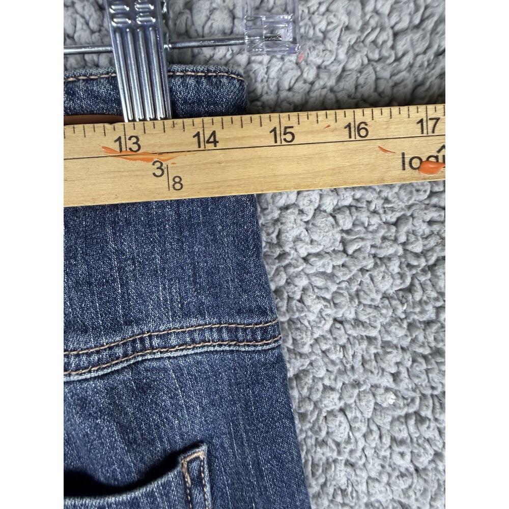 Anthropologie Pilcro Size 28 Ultra High Rise Plaid Trim Boyfriend Jeans Relaxed - Picture 7 of 11